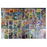 35pc Silver-Bronze Age Marvel & DC Comic Books