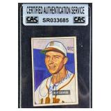 Roy Sievers Signed 1951 Bowman #67 Baseball Card