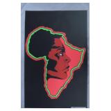1971 Africa Blacklight Poster
