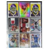 Star & HOF Football Cards w/ Relics & Inserts