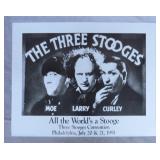 1991 Three Stooges Convention Poster