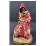1920s Bronze-Clad Reading Monk Figurine