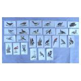 26pc Antique Fatima Cigarettes Bird Silks Lot