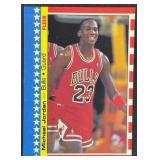 1987 Fleer #2 Michael Jordan Sticker Card