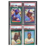 PSA Graded 1986-87 Donruss Rookie Baseball Cards