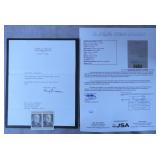 Harry Truman Signed Typed Letter-JSA LOA