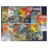 13pc Silver-Bronze Age War Dell Comic Books+