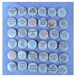 36pc Antique High Admiral Cigarette Pins Lot