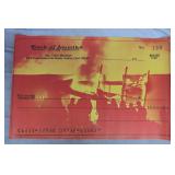 1970 Burning Isla Vista CA Bank of America Poster