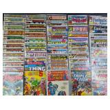 55pc Silver-Bronze Age Marvel & DC Comic Books