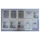 10pc 1906-1917 Plays and Players Theatre Programs