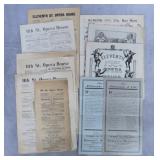 13pc 1900-1909 11th St Opera House Programs