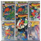 7pc Spider-Woman #1-50 1978 Marvel Comic Books