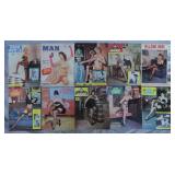 10pc Vintage Adult Entetainment Magazines Lot