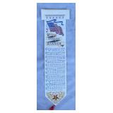 1876 Stevengraph Star Spangled Banner Bookmark