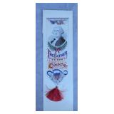 1876 George Washington Stevengraph Bookmark