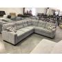 2 pc fabric sectional sofa