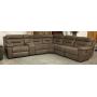6 Pc Pull Recline Fabric Sectional Sofa