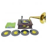 Thorens Gramophone & 5 Discs