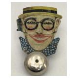 Vintage Harold Lloyd Tin Litho Ringing Bell Toy