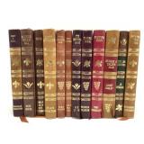 12 Leatherbound Classic Novels, New
