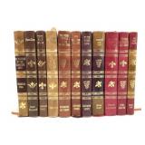 11 Leatherbound Classic Novels, New