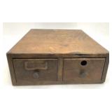 Vintage Wood File Box