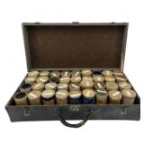 Case With 36 Vintage Edison Cylinder Records