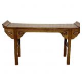 Long Carved Chinese Altar Table