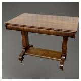 Antique Oak Empire Style Writing Desk