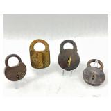 4 Antique Locks