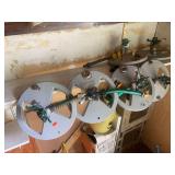 Lot of Lawn Irrigation Sprinklers
