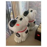 Pair of Plastic Dog Treat Jars