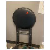Black Folding Bar Stool