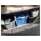Totes of Mixed Household and Sports Items