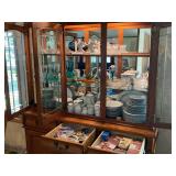 Contents of China cabinet