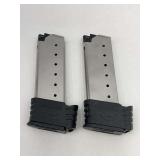 Two Springfield Armory XDS .45 ACP 7 Round Magazines