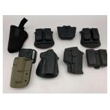 Assorted Lot of Handgun Holsters & Magazine Pouches