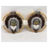 Pair of Native American Style Dream Catchers