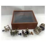 Collection Fishing Reels with Display Box