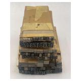 Collection of Letterpress Printing Blocks