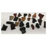 Lot of Assorted Leather Gun Holsters