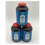 Three 1lb Bottles of IMR 4064 Smokeless Powder
