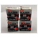 CCI Blazer 22 Long Rifle Ammunition - 4 Boxes