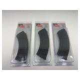 Three Pro Mag Saiga 7.62x39mm (30) RD Black Polymer Magazines SAI-A2