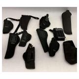Lot of Assorted Black Holsters