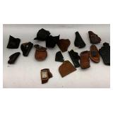 Assorted Leather Gun Holsters