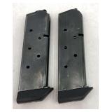 Two .45 Caliber Pistol Magazines