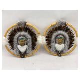 Pair of Native American Style Dream Catchers