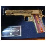 Genuine Colt .45 Golden Tribute to the Armed Forces